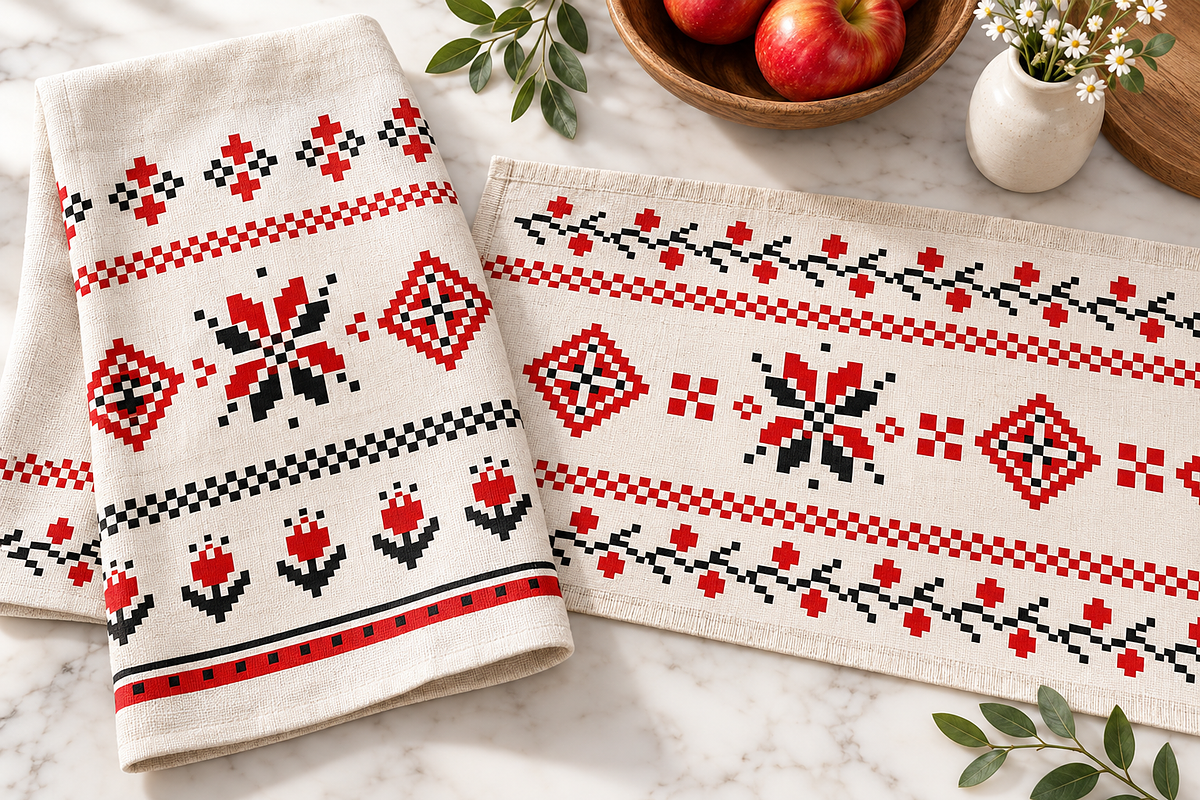Traditional Ukrainian Ornaments, a Decorative Illustration by Anna Studio (Photo 8 of 10)