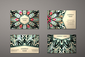 Mandala Business Card Template 03