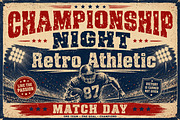 Retro Athletic, a Slab Serif Font by Wow Magic (Thumbnail 3 of 5)