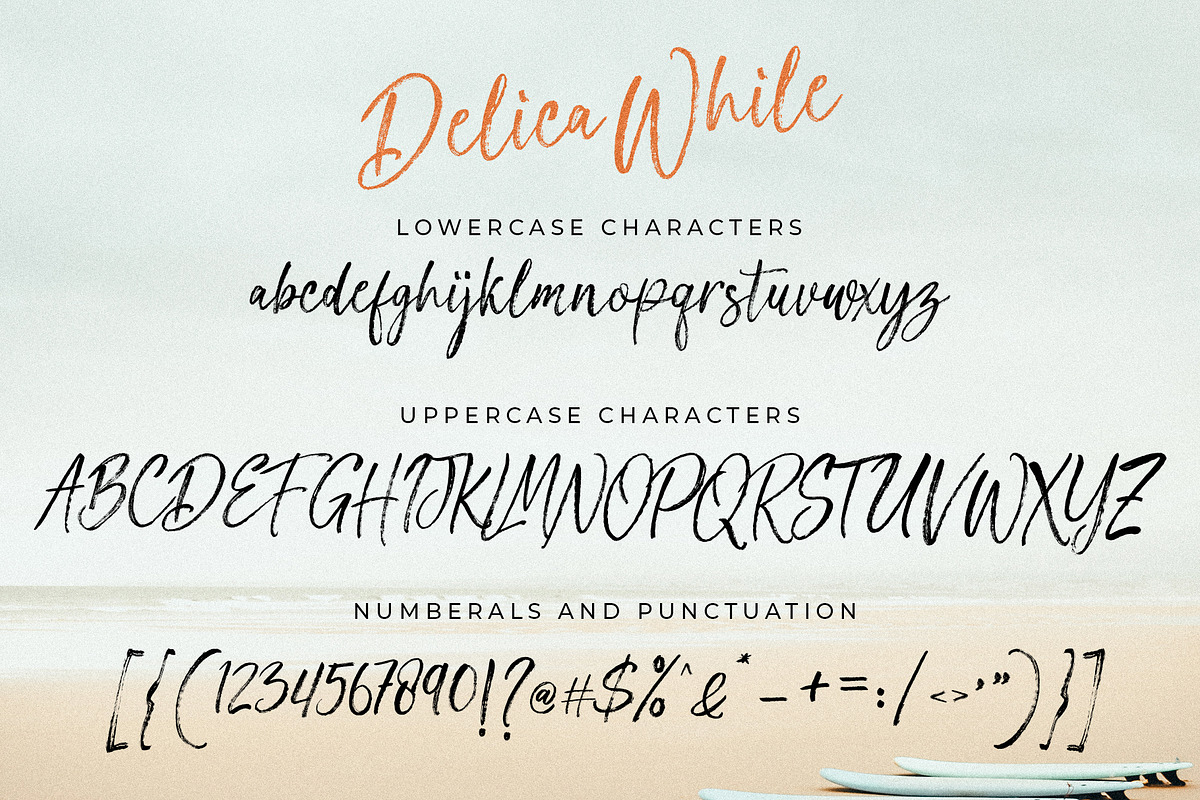 Delica While, a Handwritten Font by Papermode Co. (Photo 9 of 9)