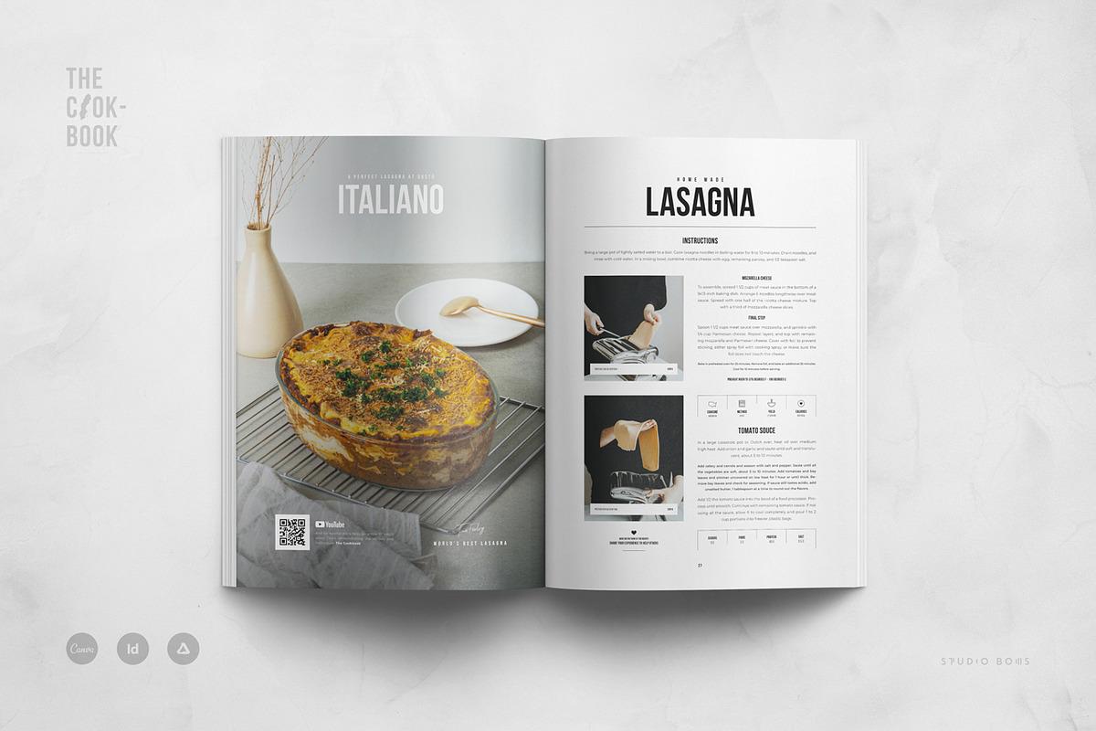 Cookbook | Recipe Book, a Brochure Template by Studio Bons (Photo 15 of 34)