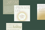 Quote Aesthetics II - CANVA PS, a Social Media Template by Kimo Studio (Thumbnail 6 of 13)