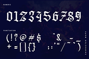 TheReal Kenarock-Modern Blackletter, a Blackletter Font by overlaytemplates (Thumbnail 5 of 5)
