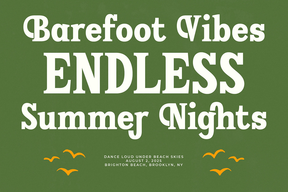 Island Boyage Modern Serif Font, a Serif Font by timelesstype.co (Photo 7 of 20)