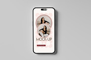 iphone 15 pro, an iPhone Mockup by kebunmockup (Thumbnail 4 of 5)