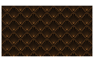 Golden Art-Deco Style Pattern, a Pattern Graphic by Creative Backgrounds