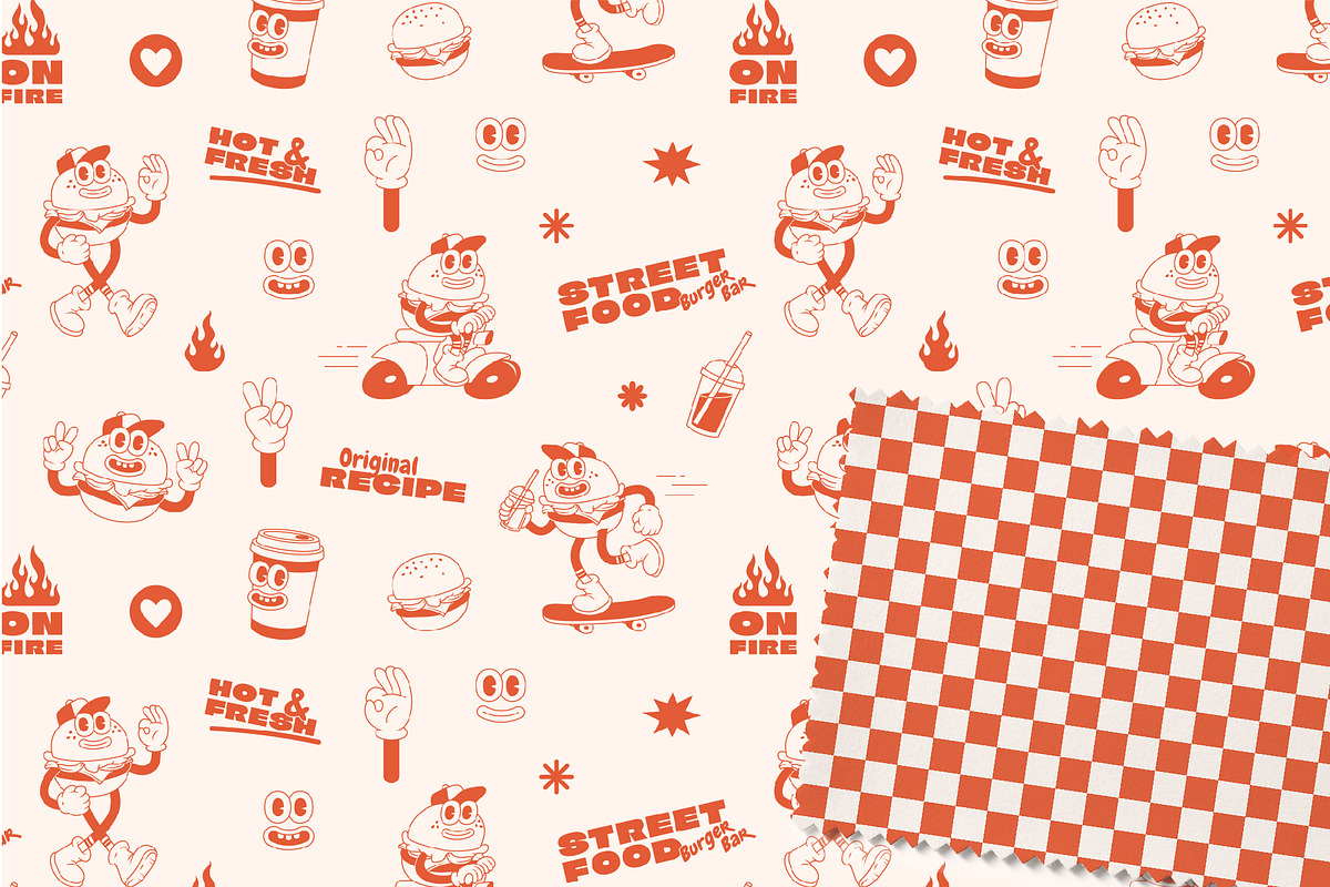 Super Burger Collection, a Background Graphic by Martyshova (Photo 8 of 22)