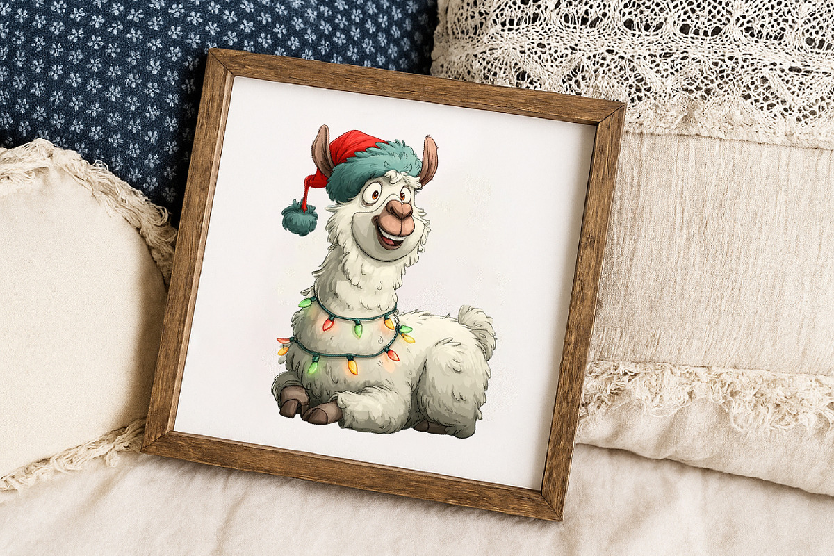 Quirky Christmas Animals Clipart, an Illustration by Libby Wishes (Photo 6 of 7)