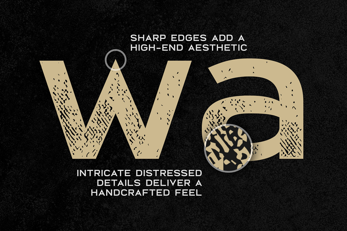 Broadwell | Strong Distressed Font preview 3