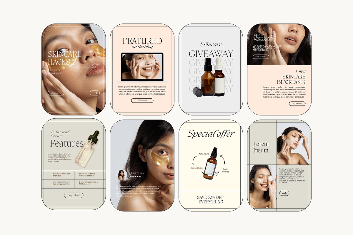 Skincare Email Newsletter Pack, an Email Template by marmaries (Photo 4 of 6)