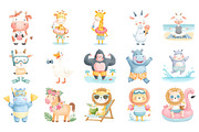 Cute Beach Animals PNG, a Seasonal Illustration by Nicolle's Colorful Art (Thumbnail 3 of 5)