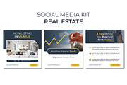 Real Estate Post Template Kit, a Social Media Template by Solvela Digital (Thumbnail 1 of 4)