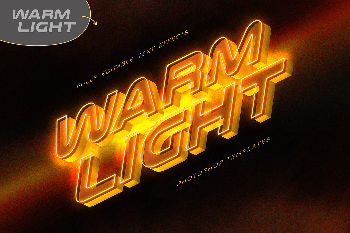Neon Glow 3D Text Effect, a Layer Style Add-On by Andrew Skoch Design (Photo 7 of 8)