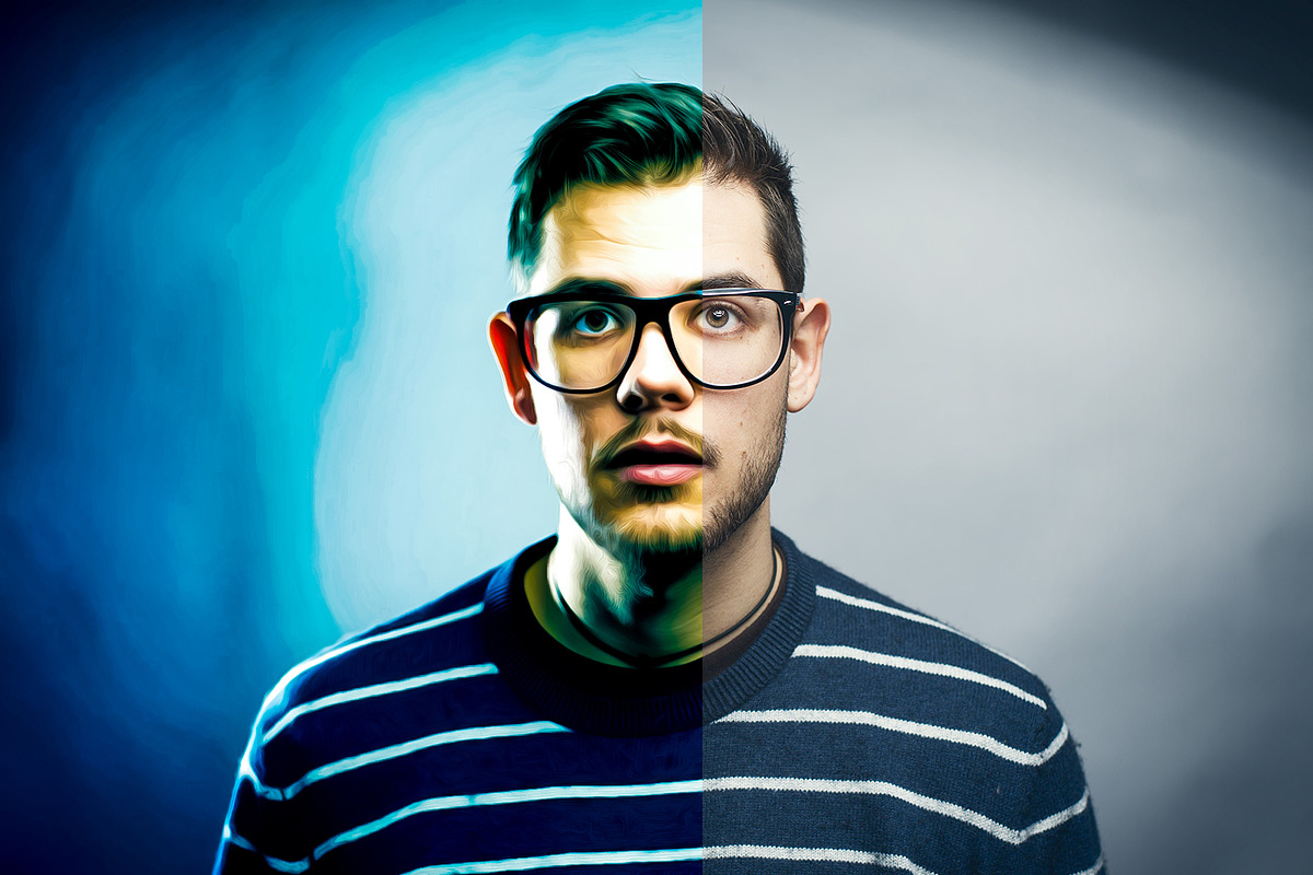 Photoshop Awesome Oil Action, an Action Add-On by Themefisher (Photo 1 of 3)