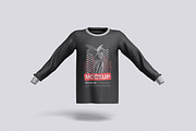 Long Sleeve T-Shirt Mockup, a Shirt Mockup by xavier_studio (Thumbnail 4 of 5)
