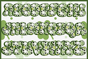 St. Patrick's Day Retro Bubble Font, a Font by It me digital art (Thumbnail 7 of 7)