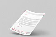 Corporate Letterhead 12 with MS Word, a Stationery Template by ND Design (Thumbnail 3 of 7)