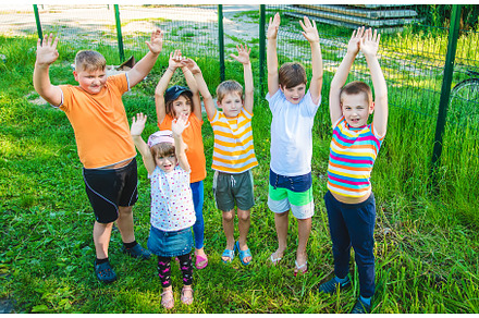 Children are having fun together on, a Person Photo by yanadjana