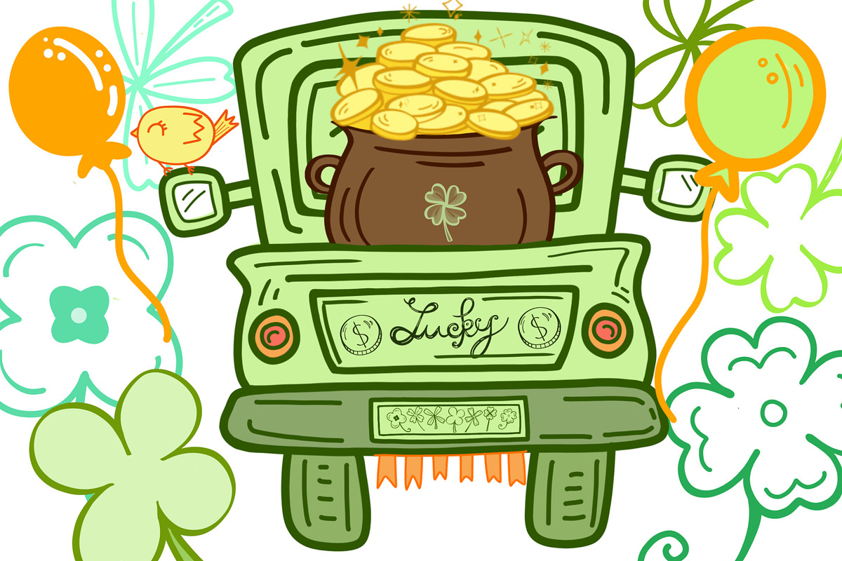 Lucky St Patrick’s Day, procreate, a Brush Add-On by Sense Library (Photo 2 of 8)