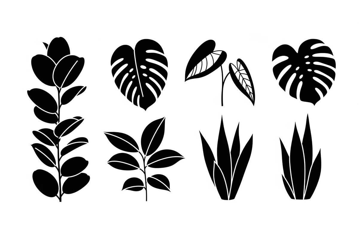 Minimal Botanical Leaf Silhouette Bu, an Illustration by Creativeshirt (Photo 25 of 51)