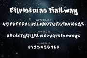 Christmas Railway, a Blackletter Font by Yoga Letter (Thumbnail 5 of 6)