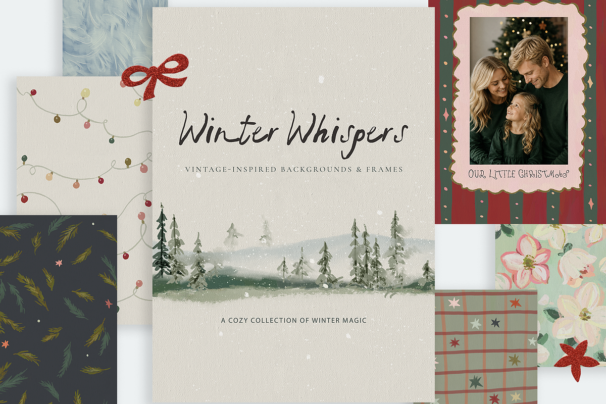 Winter Whispers – Christmas Kit, a Background Graphic by Karma (Photo 1 of 16)