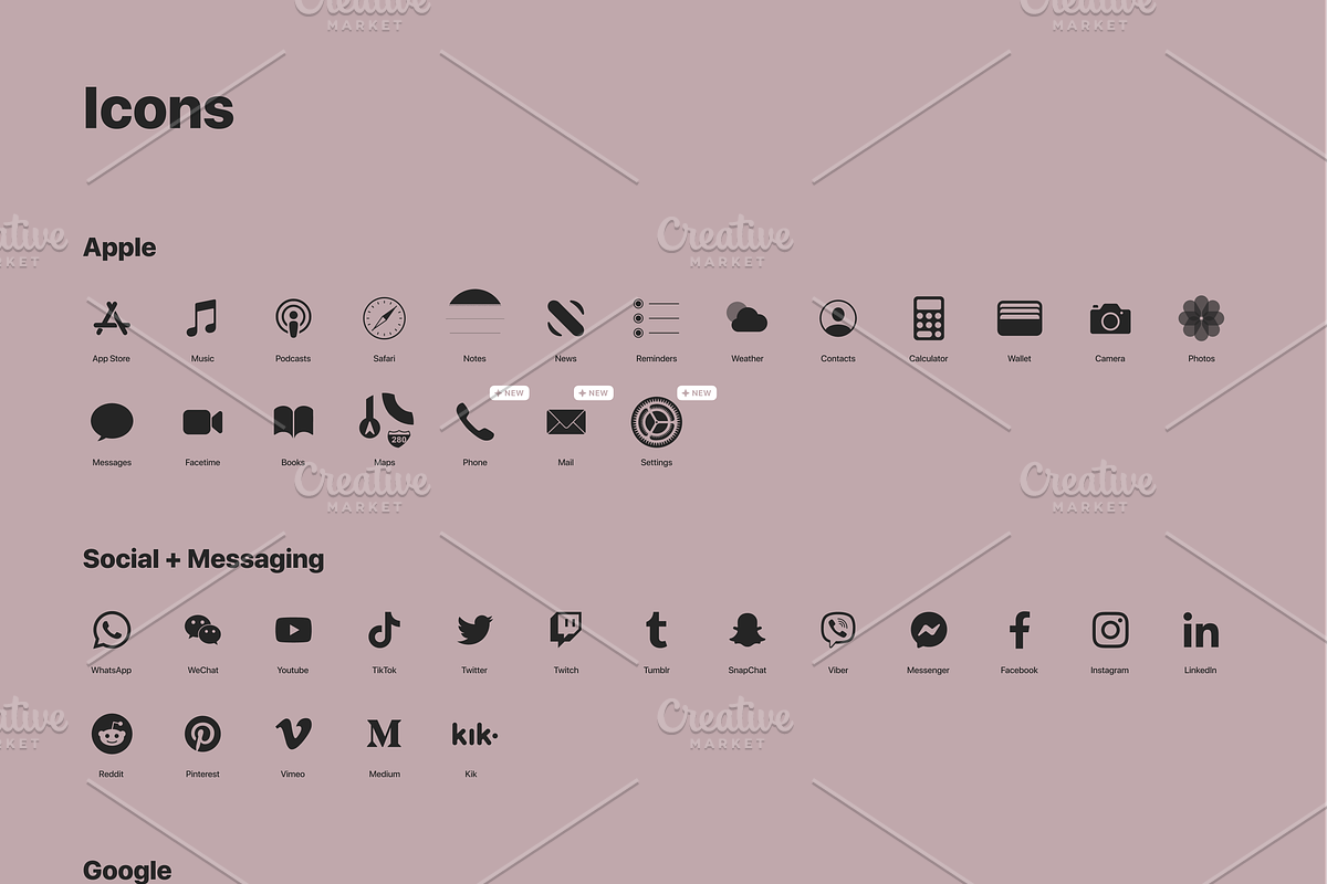 iOS 14 Luxury iPhone App Icons • I, an Icon by Homescreen Pro (Photo 4 of 6)