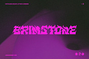 BRIMSTONE Font, a Font by Jordan Debney Art (Thumbnail 1 of 4)