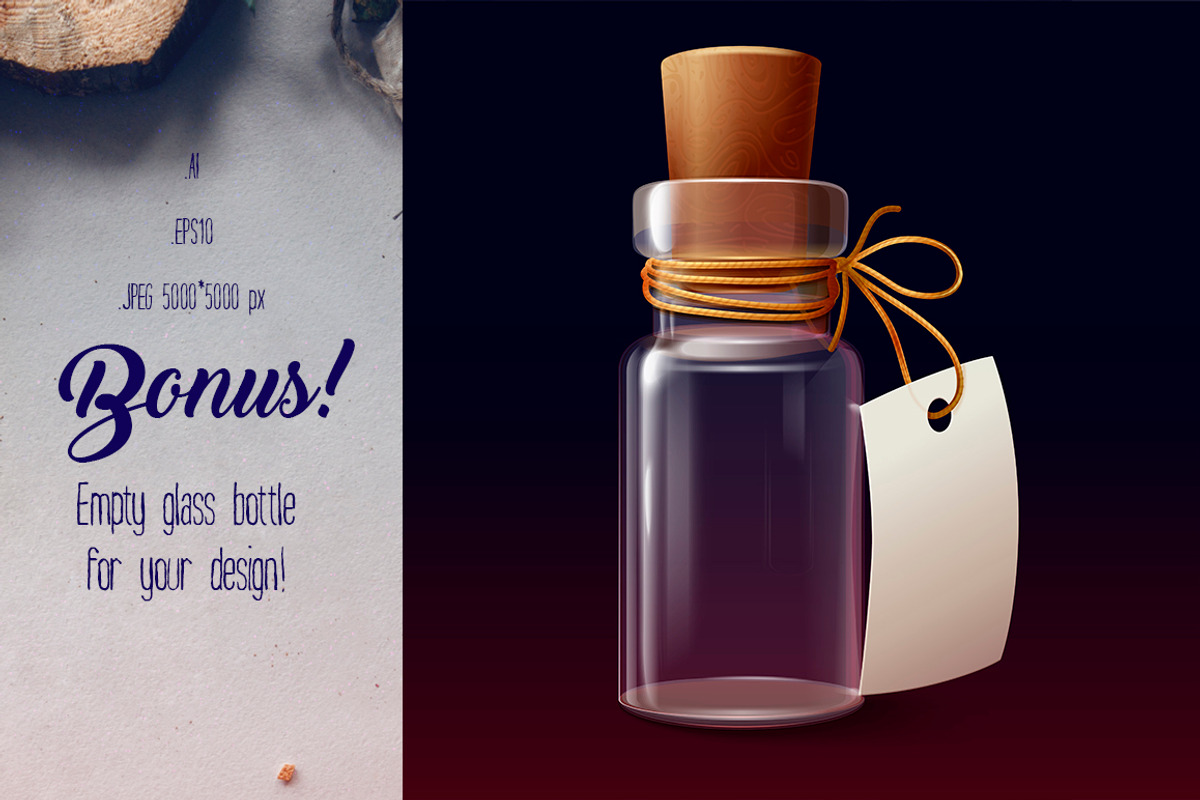 Elixir vector illustrations, a Food Illustration by Indie Khisa (Photo 8 of 8)