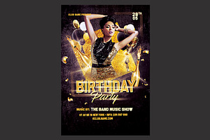 Birthday Flyer, a Flyer Template by DSGraphicDesign