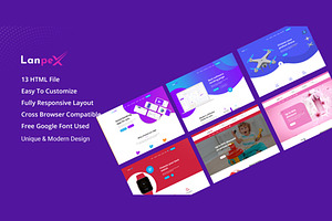 Lanpex - Product HTML Template