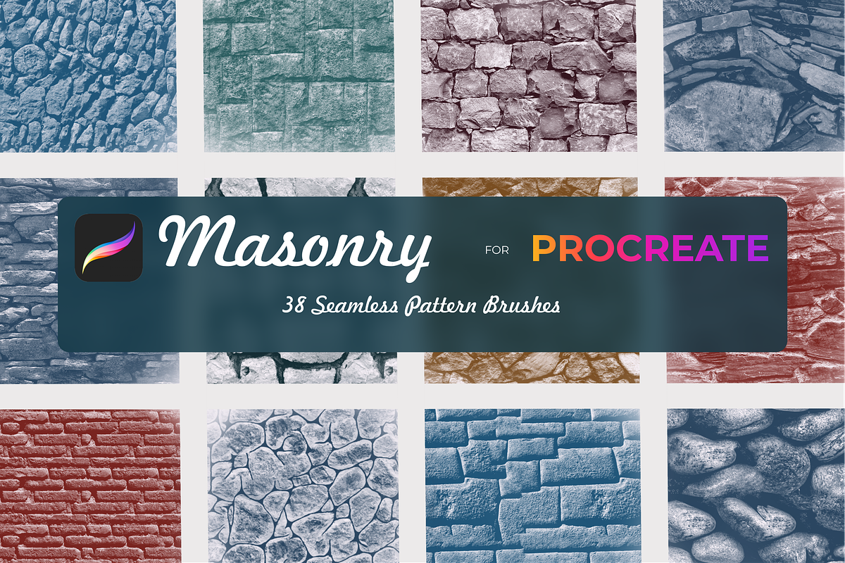 Masonry for Procreate X5, a Brush Add-On by Graphics Resources (Photo 6 of 12)