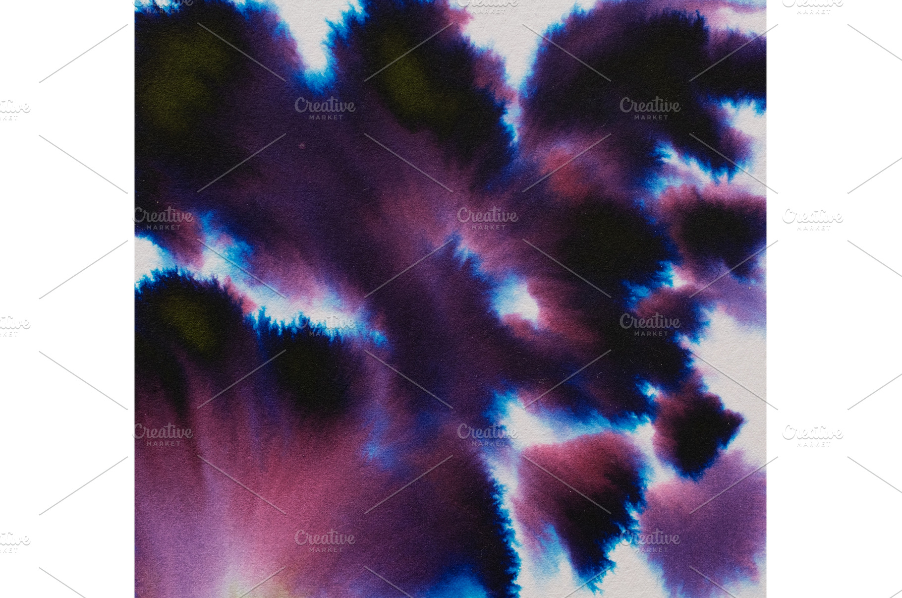 Ink blending and diffusing on paper, an Arts & Entertainment Photo by undrey