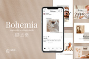 Templates for social media | BOHEMIA, a Social Media Template by Olg Store (Thumbnail 1 of 7)