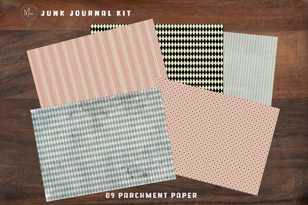 Alice in Wonderland Junk Journal Kit, an Illustration by meribela (Photo 4 of 7)