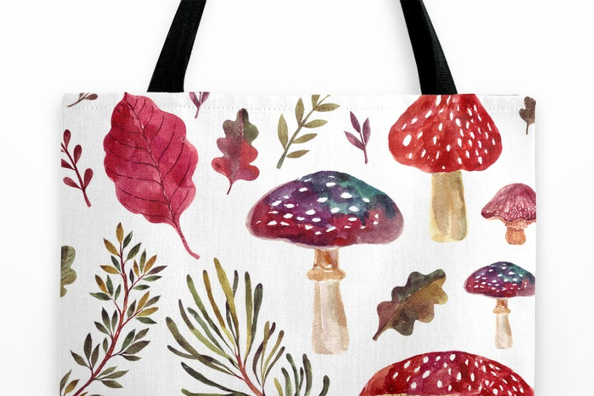 Watercolor autumn collection, an Animal Illustration by MoleskoStudio (Photo 10 of 10)