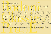 Bodoni Classic Pro, a Serif Font by Wiescher-Design (Thumbnail 5 of 5)