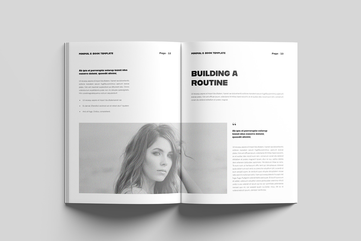 E-Book Template, a Design Template by RusenoelType (Photo 7 of 9)