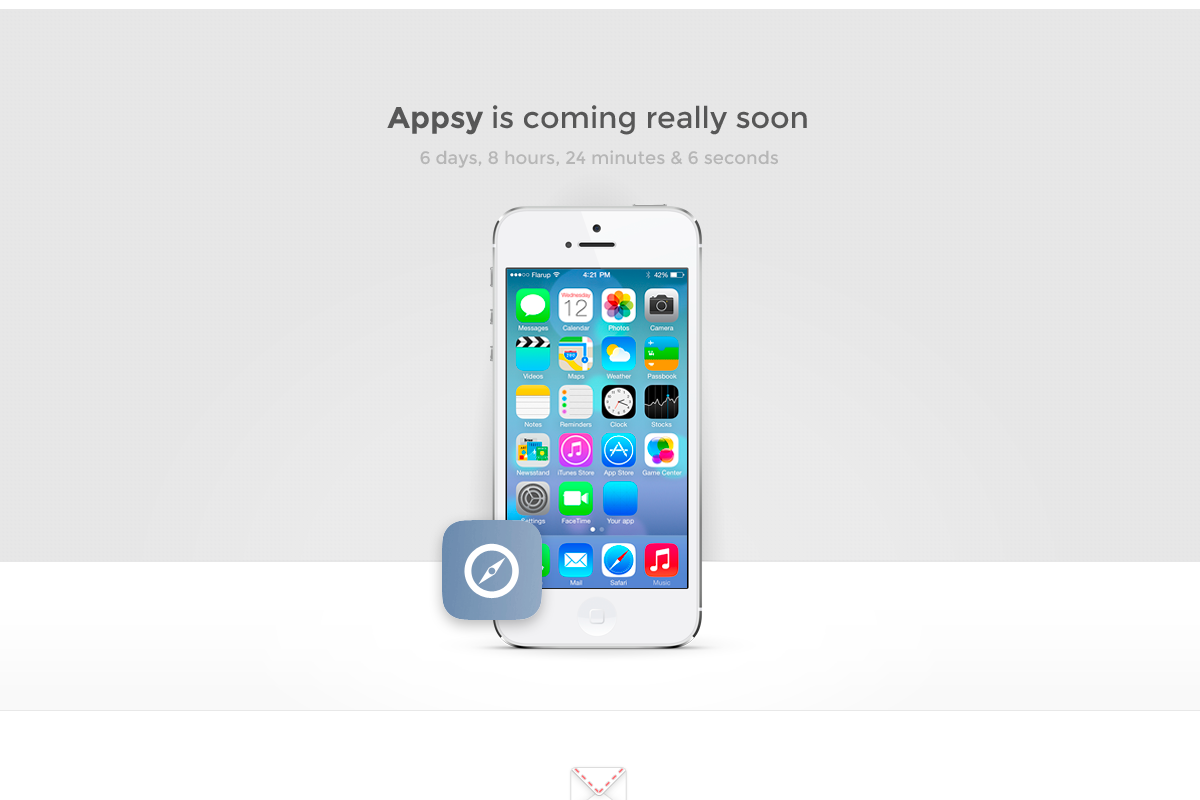 Appsy - Coming Soon Website Template, an App Template by Jamie Peak (Photo 3 of 4)