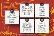50 Bookish Quotes SVG Bundles Reader, an Object Graphic by Millusti (Thumbnail 2 of 7)