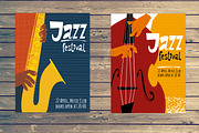 4 Unique Jazz Poster Designs, an Illustration by Giraffarte (Thumbnail 4 of 6)