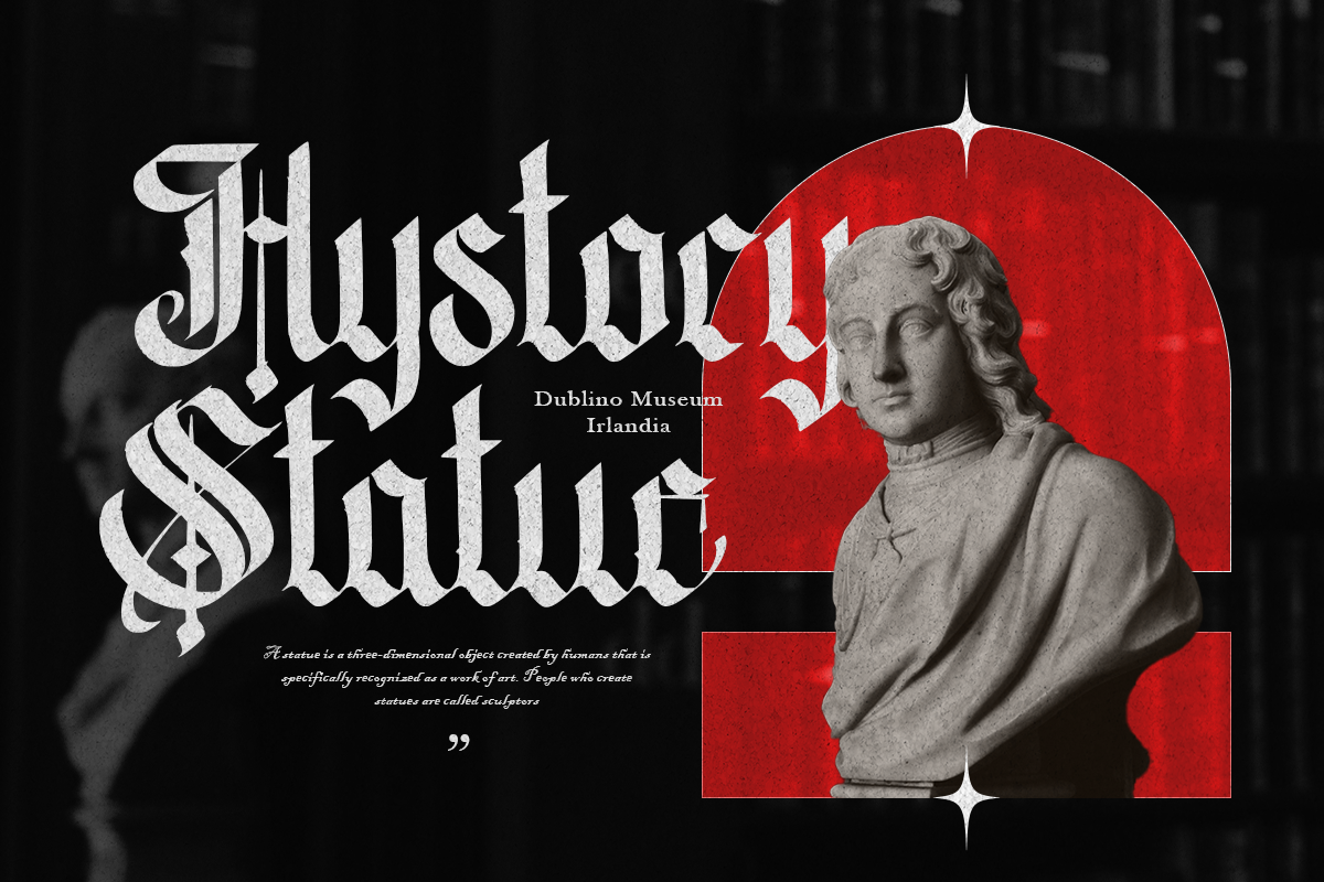 Phantom Of Opera - Blackletter, a Blackletter Font by Vampstudio (Photo 7 of 10)