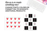 Gift Tag Templates for Illustrator, a Templates & Theme by Michelle Hickey Design (Thumbnail 4 of 5)