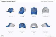 Trucker Cap Photoshop Template, a Hat Mockup by PrePress Toolkit (Thumbnail 2 of 4)