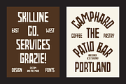 SFC LAS PARTA - Tall Display Font, a Sans Serif Font by Skilline Supply Co. (Thumbnail 4 of 8)