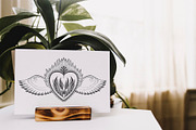 Holy heart.Graphic set.Update., a Decorative Illustration by Moonflora (Thumbnail 7 of 8)