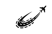 airplane travel silhouettes, an Illustration by Amazin_art (Thumbnail 30 of 31)
