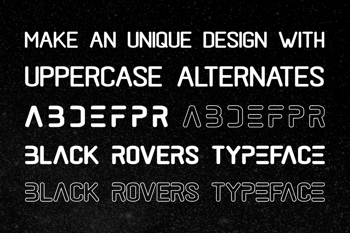 Black Rovers - Headline Sans Family preview 4
