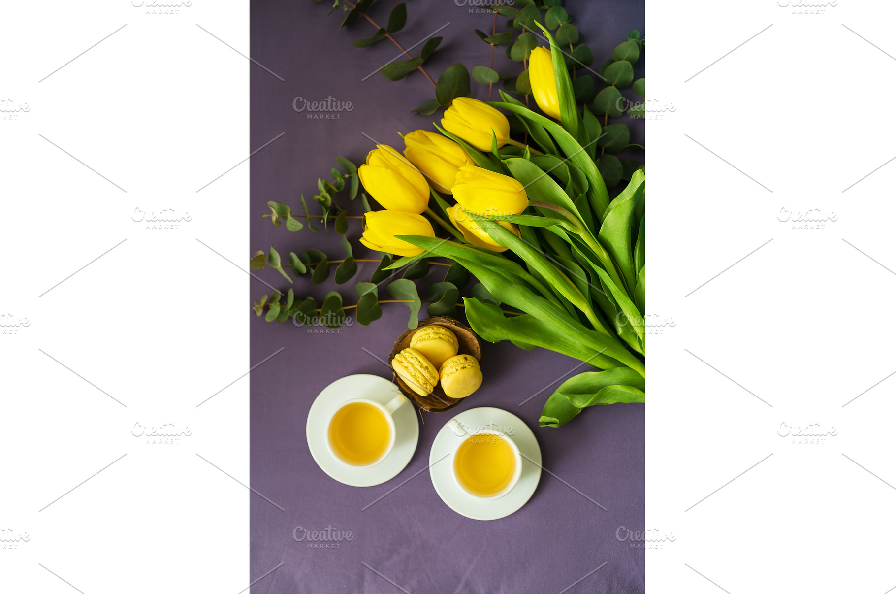 beautiful yellow tulips, a Food & Drink Photo by Artsaba Family
