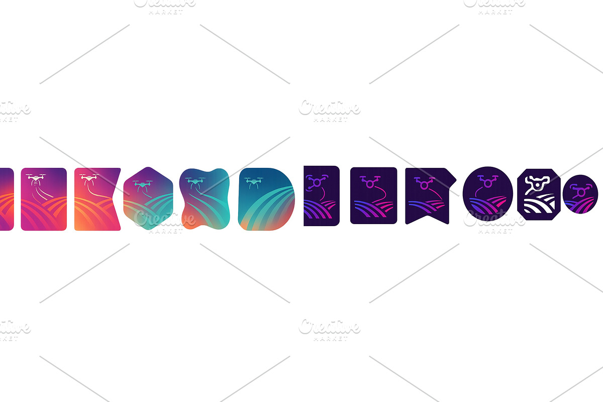 Colorful drone illustrations, an Illustration by ZinetroN